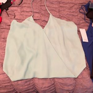 Light blue halter top